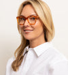 Therese Orange Leesbrillen