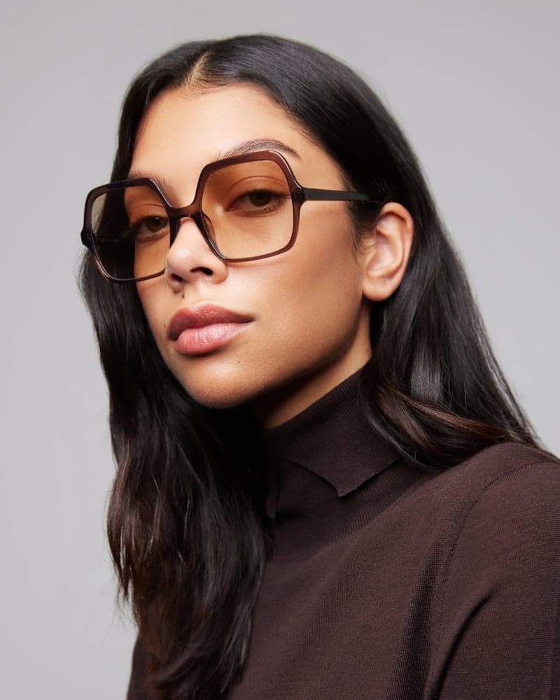 Natalie Dark Brown Tinted