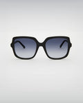 Elara Shiny Black Sunglasses