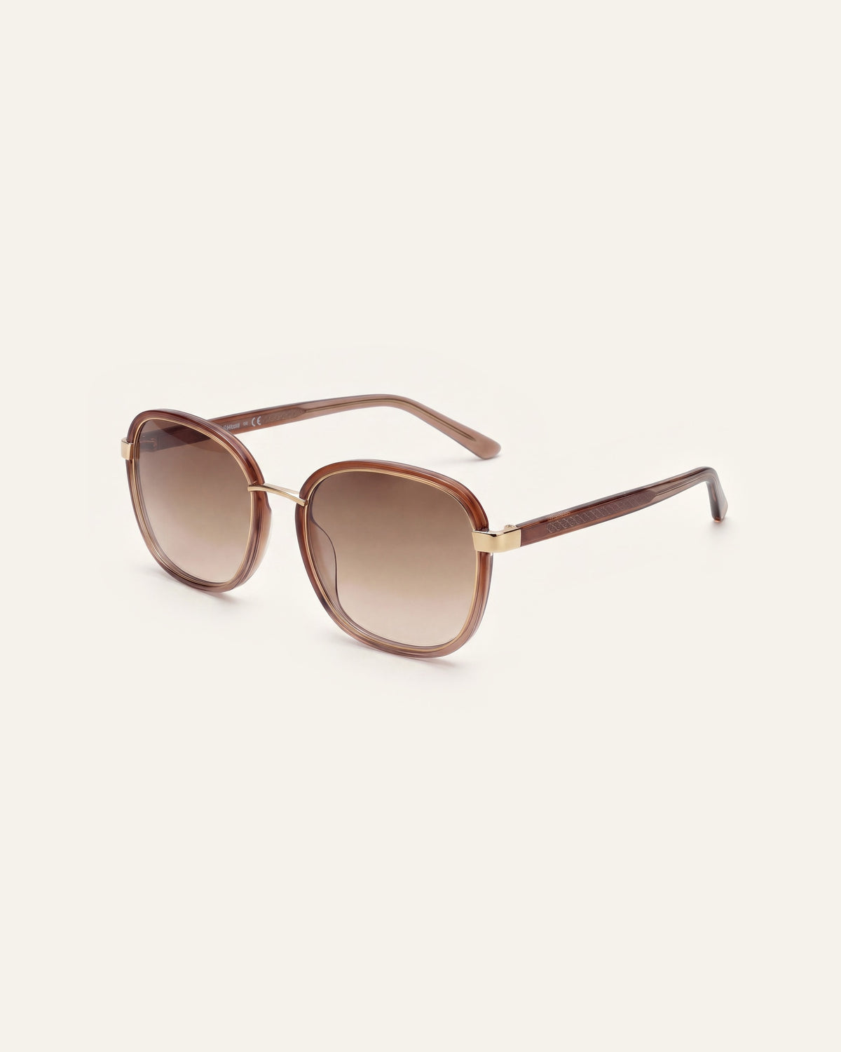 Celine Honey Havana Sunglasses, three quarter