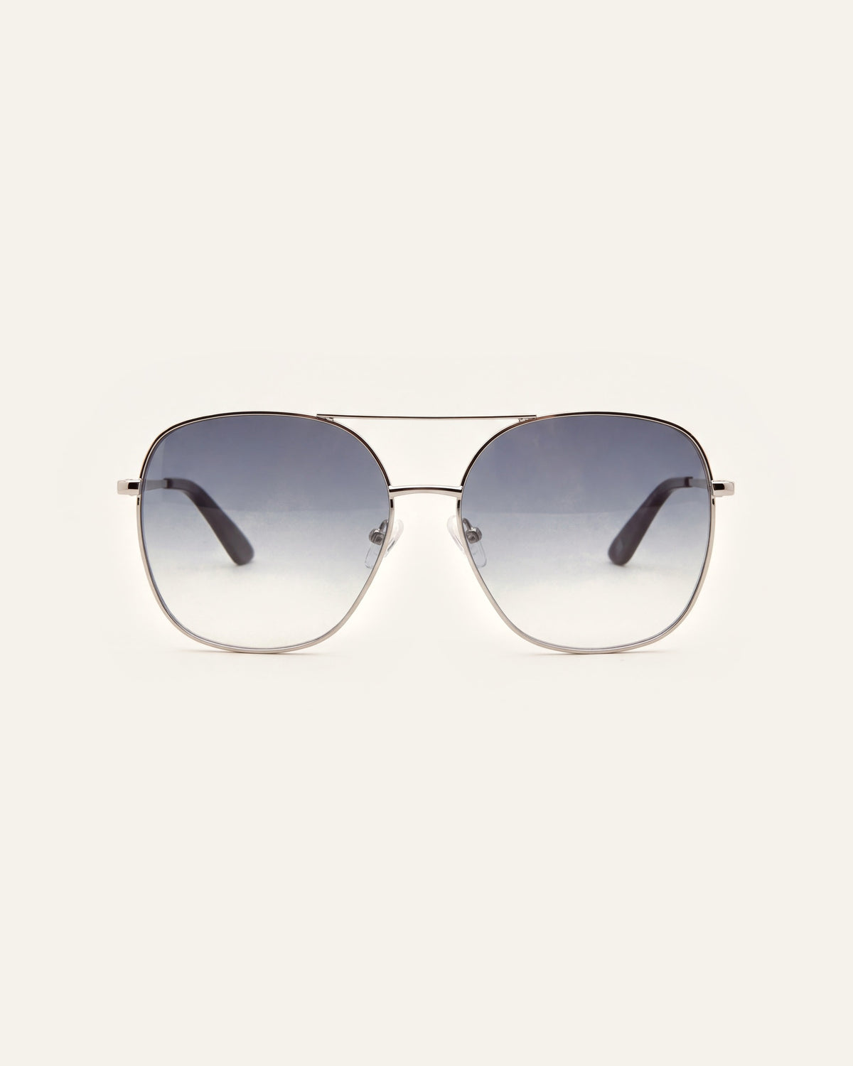 Ella Silver Sunglasses, front