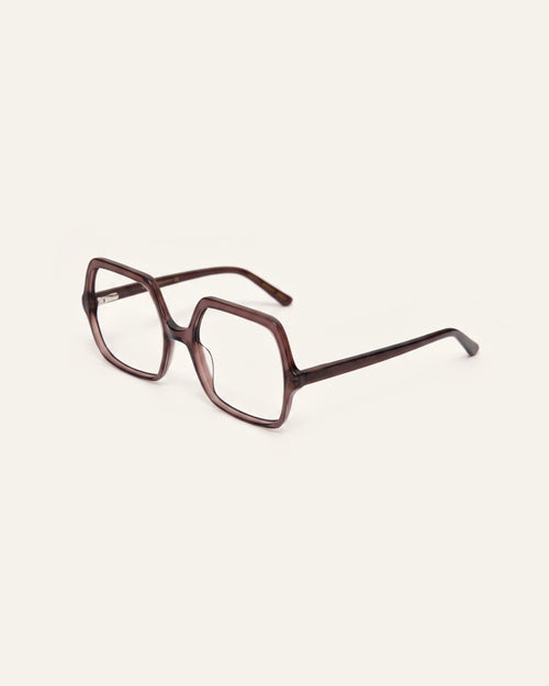 Natalie Dark Brown Readers, three quarter
