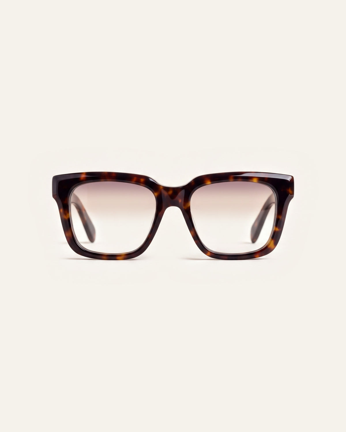 Therese in tortoiseshell, front, Heather lenses