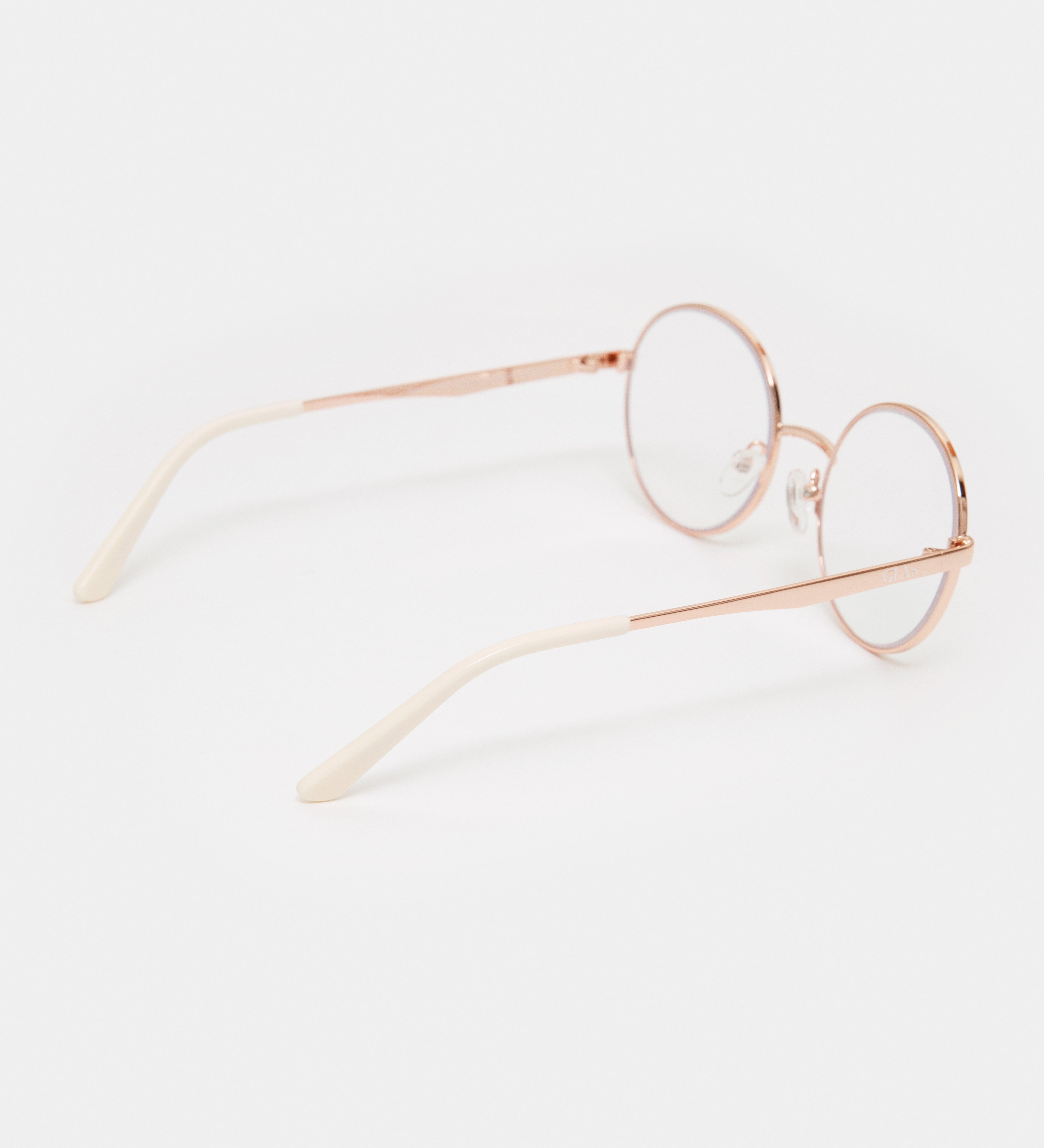 Grace Rose Gold Small Blue Light