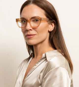 Kiara Caramel Leesbrillen