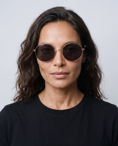 Grace Rose Gold Deep Smoke Progressive Sun Readers