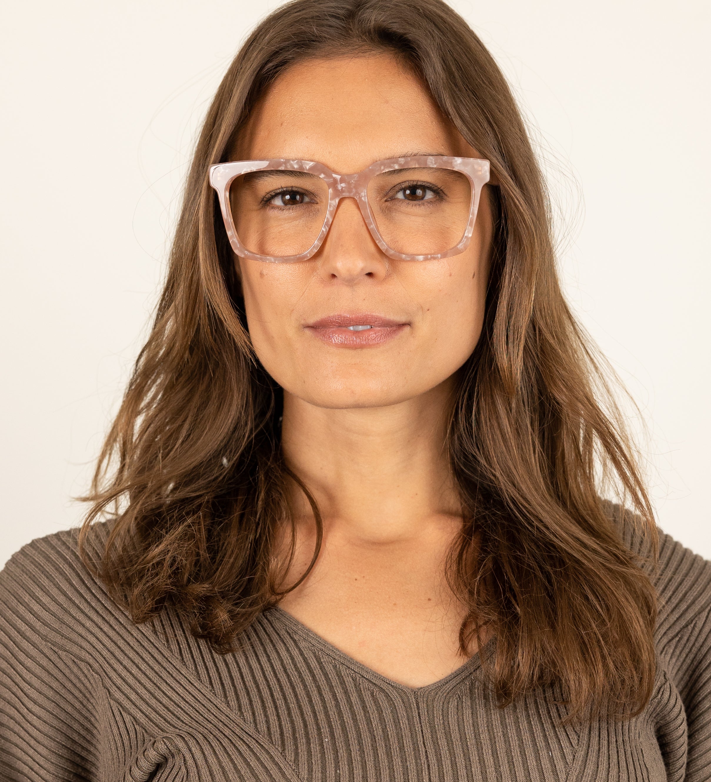 Therese Rose Quartz Blue Light